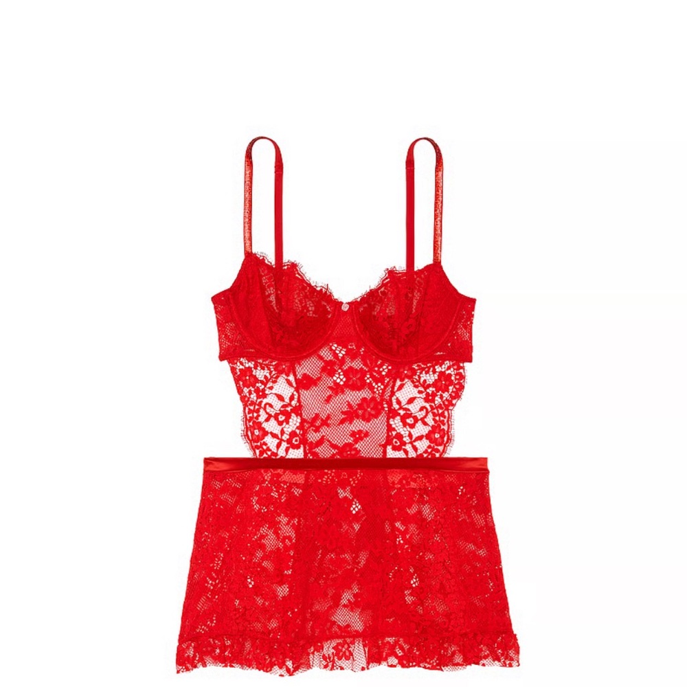 NWT Victoria's Secret Red Chemise Intimates & Sleepwear Top / Dress